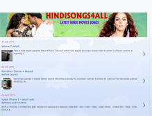 Tablet Screenshot of hindisongs4all.blogspot.com