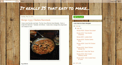 Desktop Screenshot of practicemakesmeals.blogspot.com