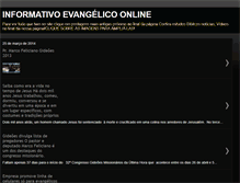 Tablet Screenshot of guiaevangelicojf.blogspot.com