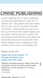 Mobile Screenshot of lynnepublishing.blogspot.com
