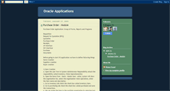 Desktop Screenshot of oracleapplicationsfamily.blogspot.com