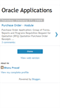 Mobile Screenshot of oracleapplicationsfamily.blogspot.com