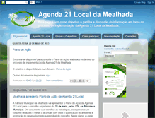 Tablet Screenshot of agenda21mealhada.blogspot.com