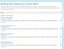 Tablet Screenshot of buildingplanapprovalsa.blogspot.com