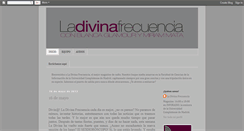 Desktop Screenshot of ladivinafrecuencia.blogspot.com
