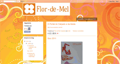 Desktop Screenshot of flor-de-mel-calcados.blogspot.com