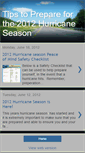 Mobile Screenshot of prepareforhurricaneseason.blogspot.com