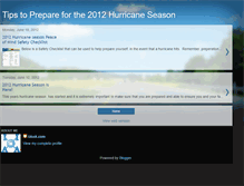 Tablet Screenshot of prepareforhurricaneseason.blogspot.com