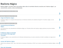 Tablet Screenshot of magicorealismo.blogspot.com