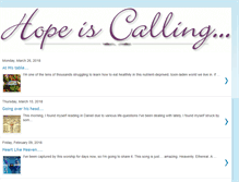 Tablet Screenshot of hopeiscalling.blogspot.com