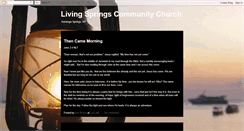 Desktop Screenshot of livingspringsccny.blogspot.com