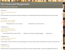 Tablet Screenshot of occasionalmargareader.blogspot.com
