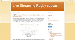 Desktop Screenshot of livestreamrugby-tv.blogspot.com