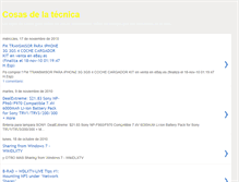 Tablet Screenshot of cosasdelatecnica.blogspot.com