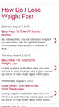 Mobile Screenshot of how-do-i-lose-weight-fast.blogspot.com
