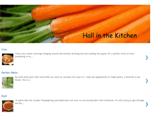 Tablet Screenshot of hallinthekitchen.blogspot.com