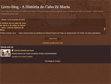 Tablet Screenshot of livroblogcabozemaria.blogspot.com