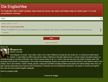 Tablet Screenshot of englischfee.blogspot.com