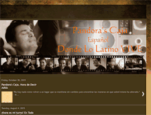 Tablet Screenshot of pandorascajaespanol.blogspot.com