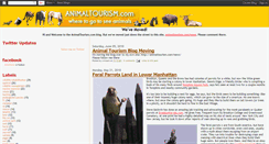Desktop Screenshot of animaltourism.blogspot.com