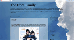 Desktop Screenshot of jeffflorafamily.blogspot.com