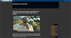 Desktop Screenshot of insurance-commercials.blogspot.com