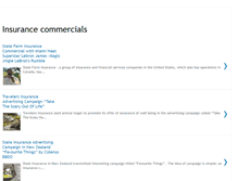Tablet Screenshot of insurance-commercials.blogspot.com