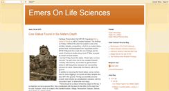 Desktop Screenshot of emersonlifesciences.blogspot.com