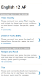 Mobile Screenshot of nbenglish12ap.blogspot.com