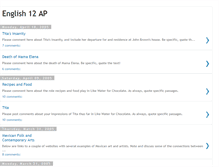 Tablet Screenshot of nbenglish12ap.blogspot.com