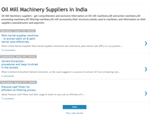 Tablet Screenshot of oilmillmachinerysuppliers.blogspot.com
