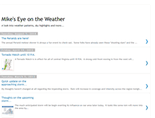 Tablet Screenshot of mikeseyeontheweather.blogspot.com