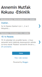 Mobile Screenshot of anneminmutfakokusuetkinlik.blogspot.com