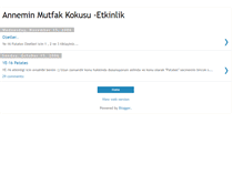 Tablet Screenshot of anneminmutfakokusuetkinlik.blogspot.com