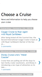 Mobile Screenshot of choose-a-cruise.blogspot.com