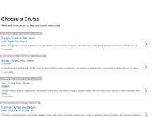 Tablet Screenshot of choose-a-cruise.blogspot.com