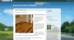 Desktop Screenshot of eco-friendly-reclaimed-wood-flooring.blogspot.com