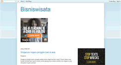 Desktop Screenshot of bisniswisata.blogspot.com