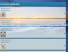 Tablet Screenshot of kruimelsgefeubel.blogspot.com