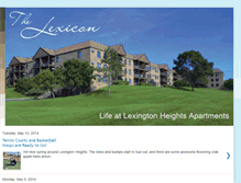 Tablet Screenshot of lexingtonheights.blogspot.com