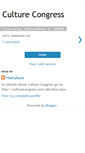 Mobile Screenshot of culturecongress.blogspot.com