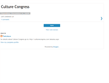 Tablet Screenshot of culturecongress.blogspot.com