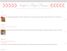 Tablet Screenshot of angiespaperpassion.blogspot.com