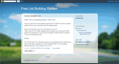 Desktop Screenshot of freelistbuildingsystem.blogspot.com