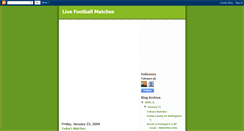 Desktop Screenshot of livefootymatches.blogspot.com