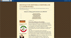 Desktop Screenshot of historiasdelagastronomia.blogspot.com