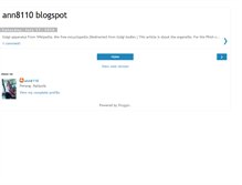 Tablet Screenshot of ann8110.blogspot.com
