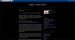 Desktop Screenshot of jameslikesbikes.blogspot.com