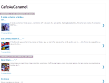 Tablet Screenshot of cafeaucaramel.blogspot.com