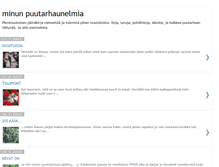 Tablet Screenshot of minunpuutarhaunelmia.blogspot.com